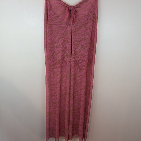Vix Paula Hermanny Zebra Pareo Mesh Pants, Sz M - Picture 1 of 6